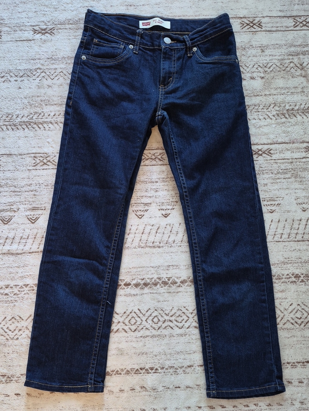 Levi's Girl's Indigo Straight Jeans